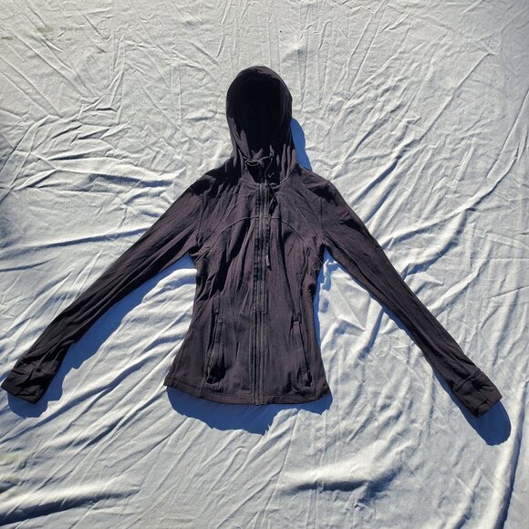 Lululemon Hooded Define Jacket *Nulu - Black - Size 2